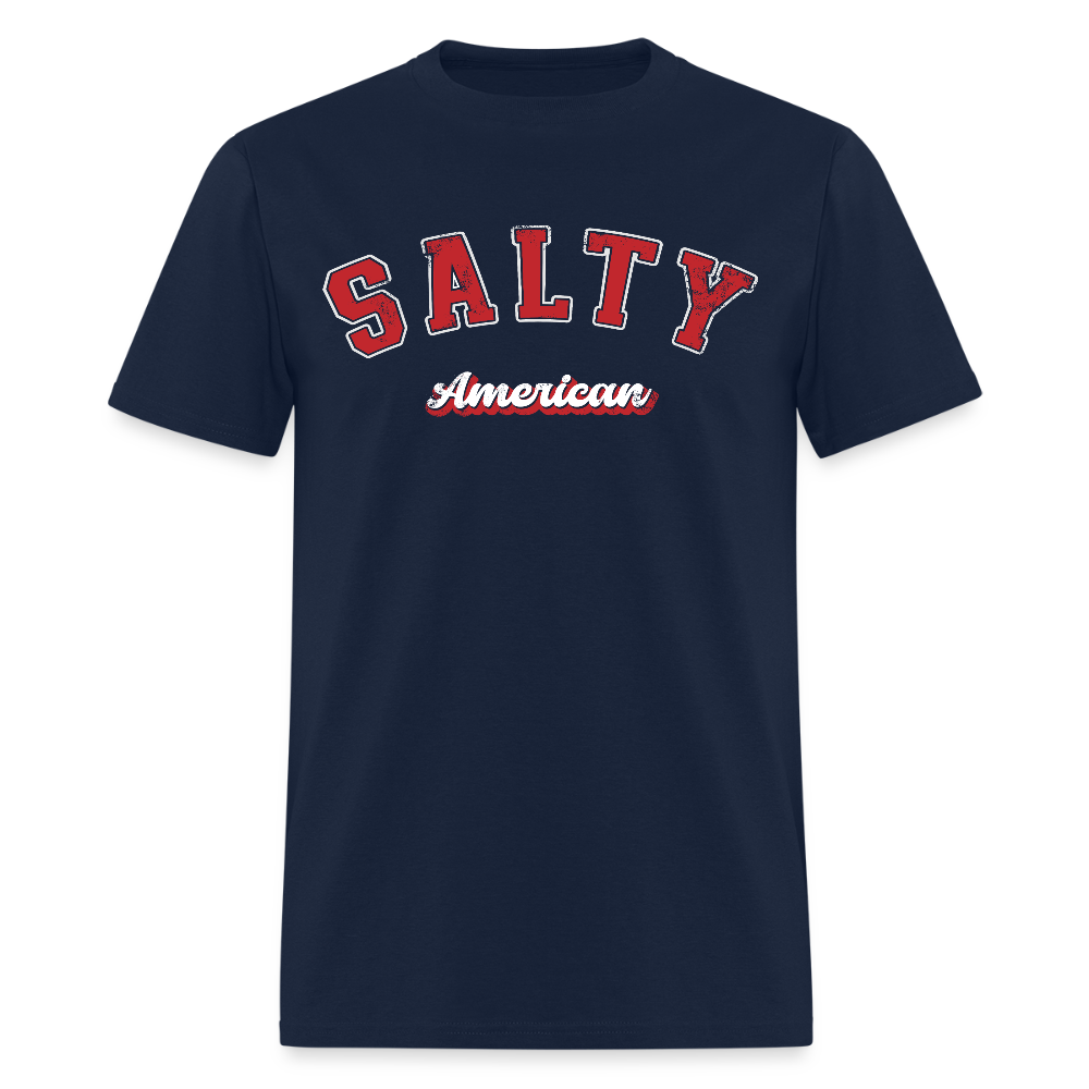 Salty American - Unisex Resistance T-shirt - navy