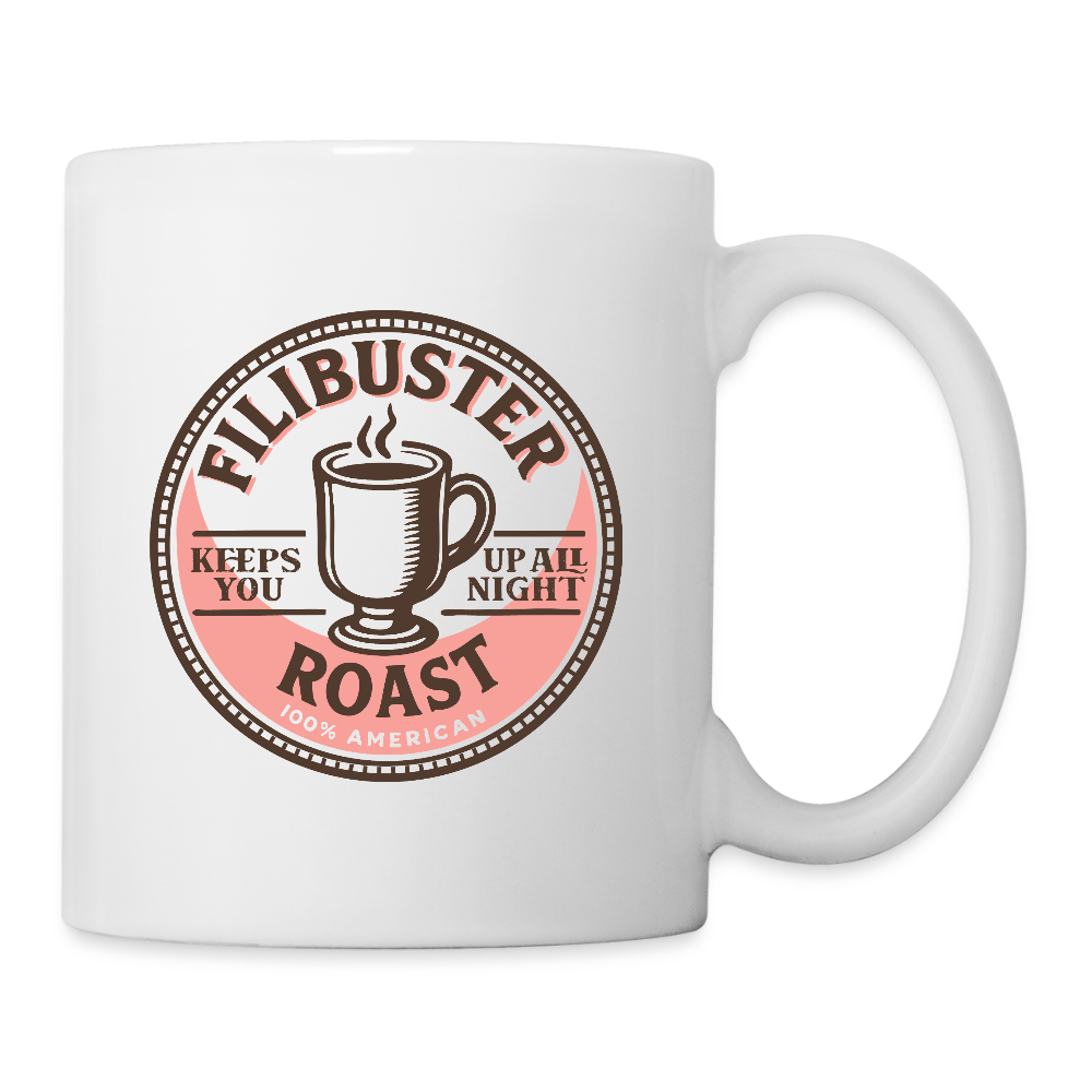 Coffee/Tea Mug - Filibuster Roast - white