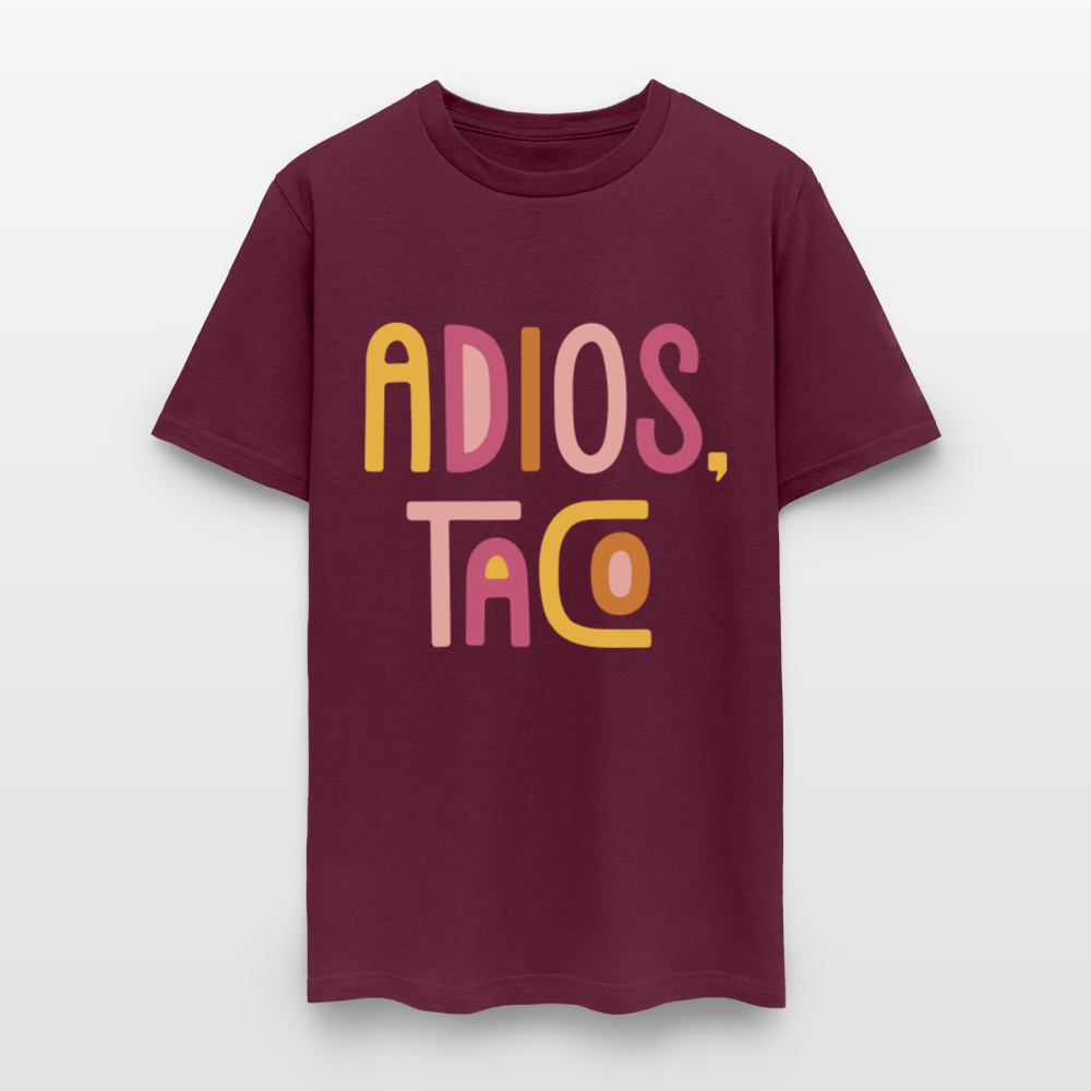 Crisis Actor Costume  -  Unisex Protest T-Shirt - burgundy