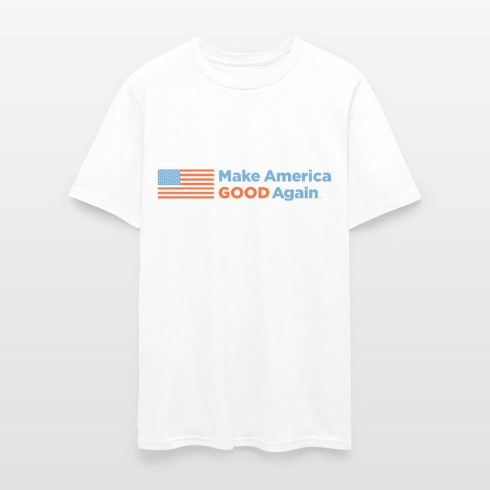 Make America Good Again - Unisex Full Color Flag T-shirt - white