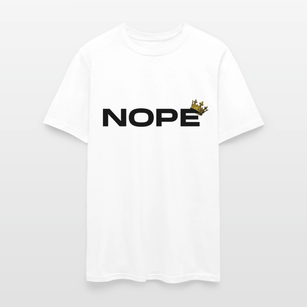 NOPE - Unisex Protest T-shirt - white