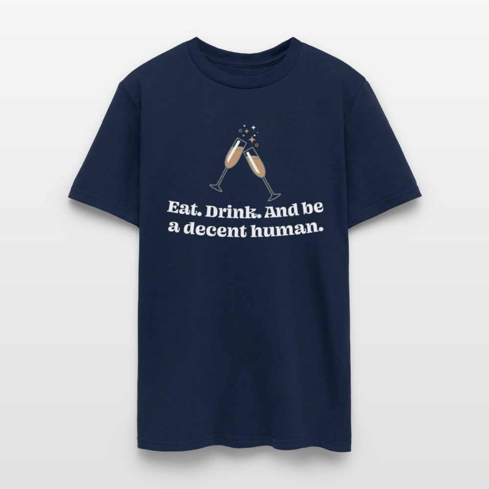 Peace on Earth Goodwill to All Without Exception - Unisex Holiday T-shirt - navy