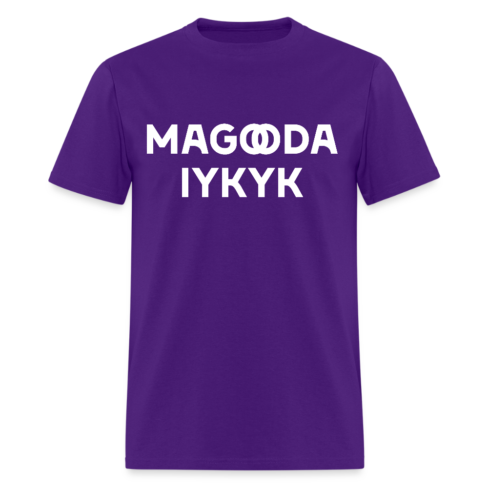MAGOODA IYKYK  -  Unisex Protest T-Shirt - purple