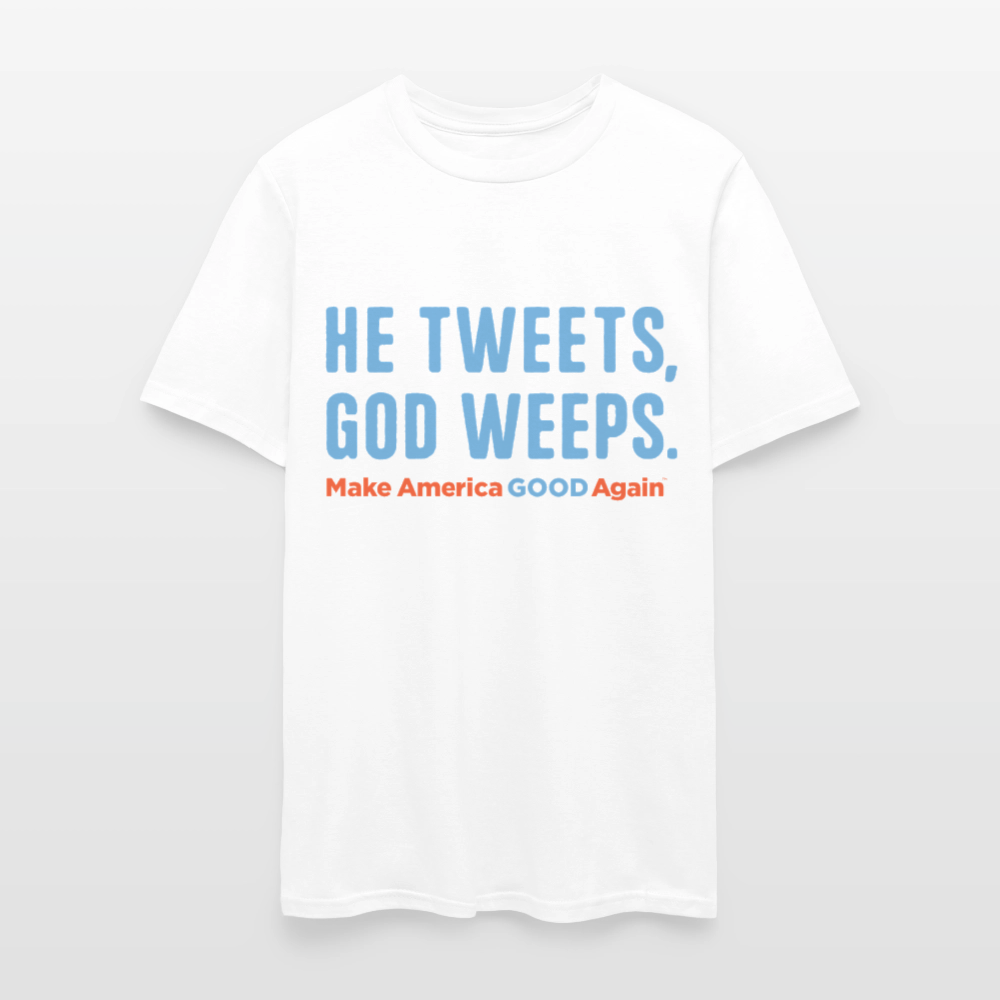 God Weeps - Unisex T-shirt - white