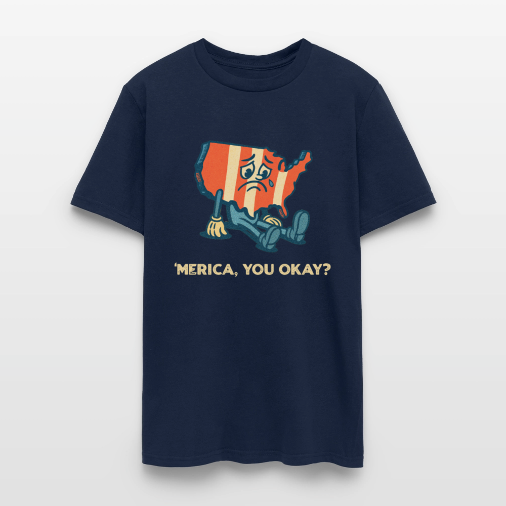 Merica You OK? - Unisex T-shirt - navy