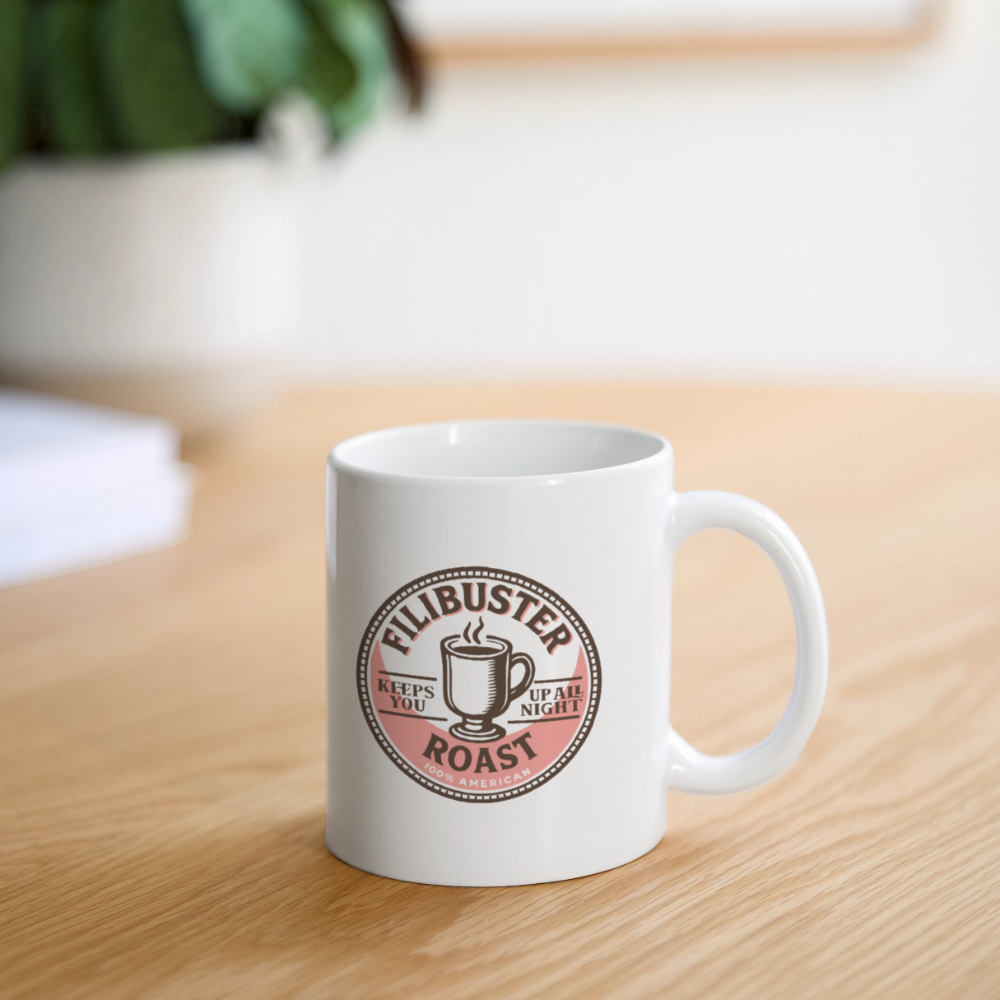 Coffee/Tea Mug - Filibuster Roast - white