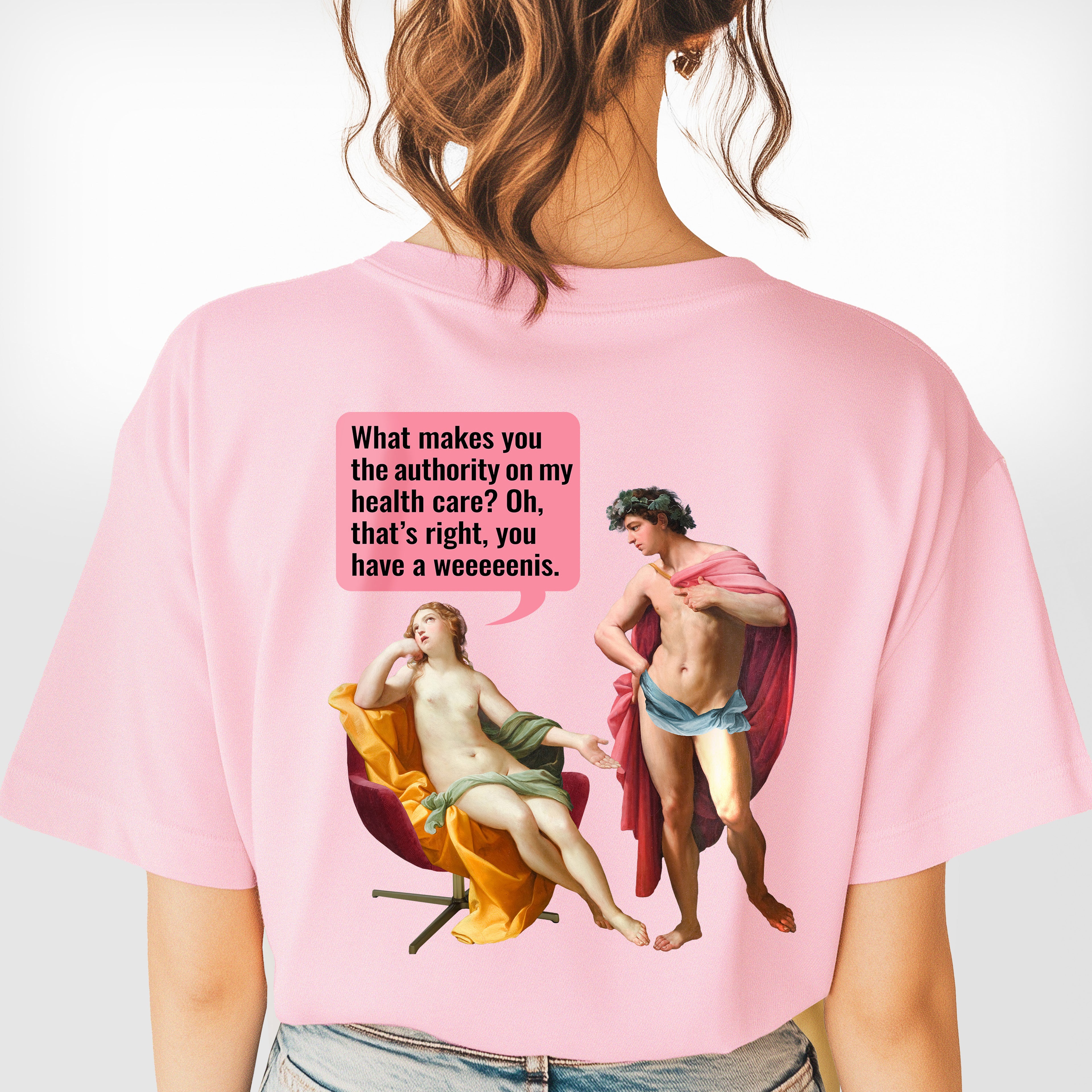 Weenis Women's Health Care - Funny T-shirt - Pink or Blue/Grey - Unisex