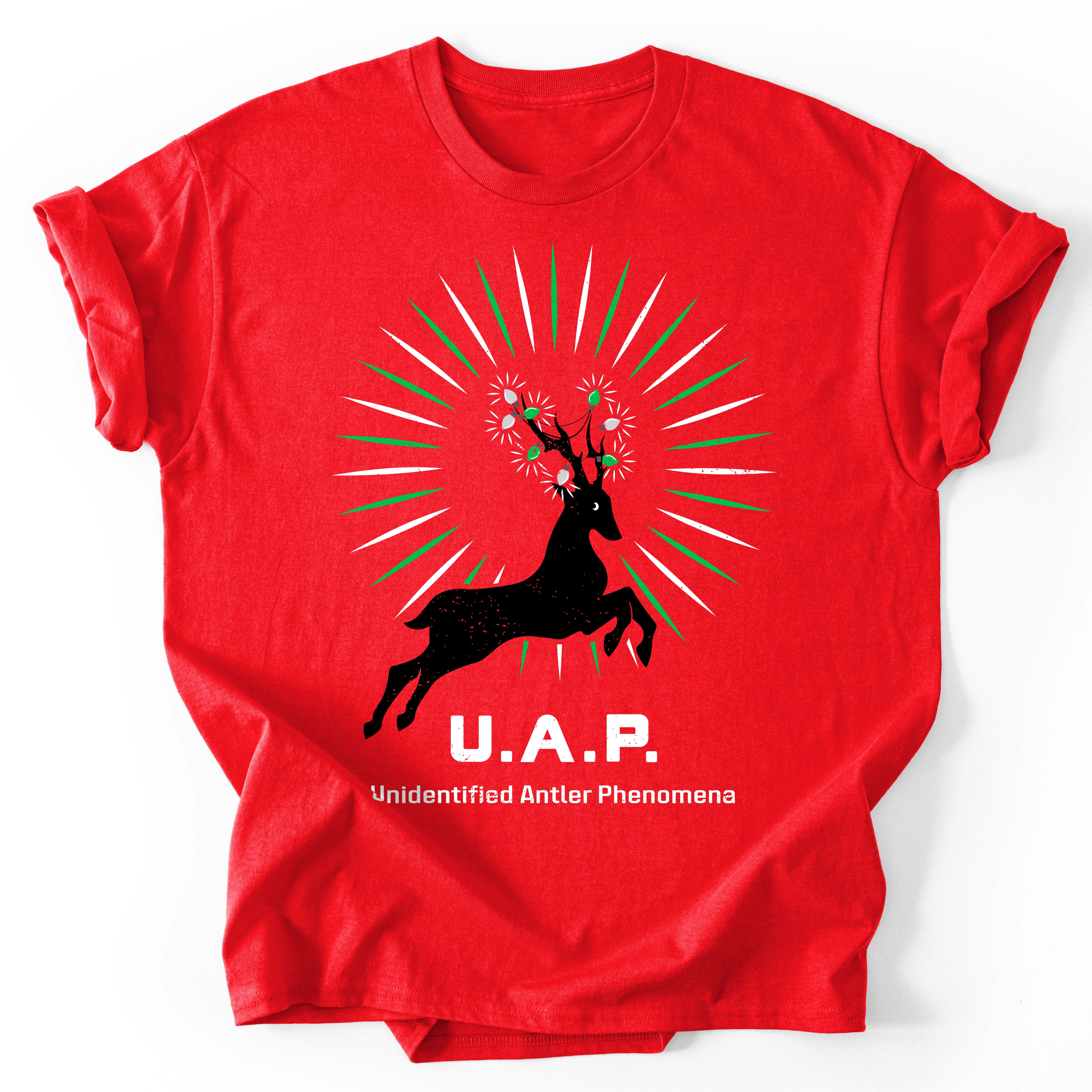 UAP - Unidentified Antler Phenomena - Unisex Holiday T-shirt