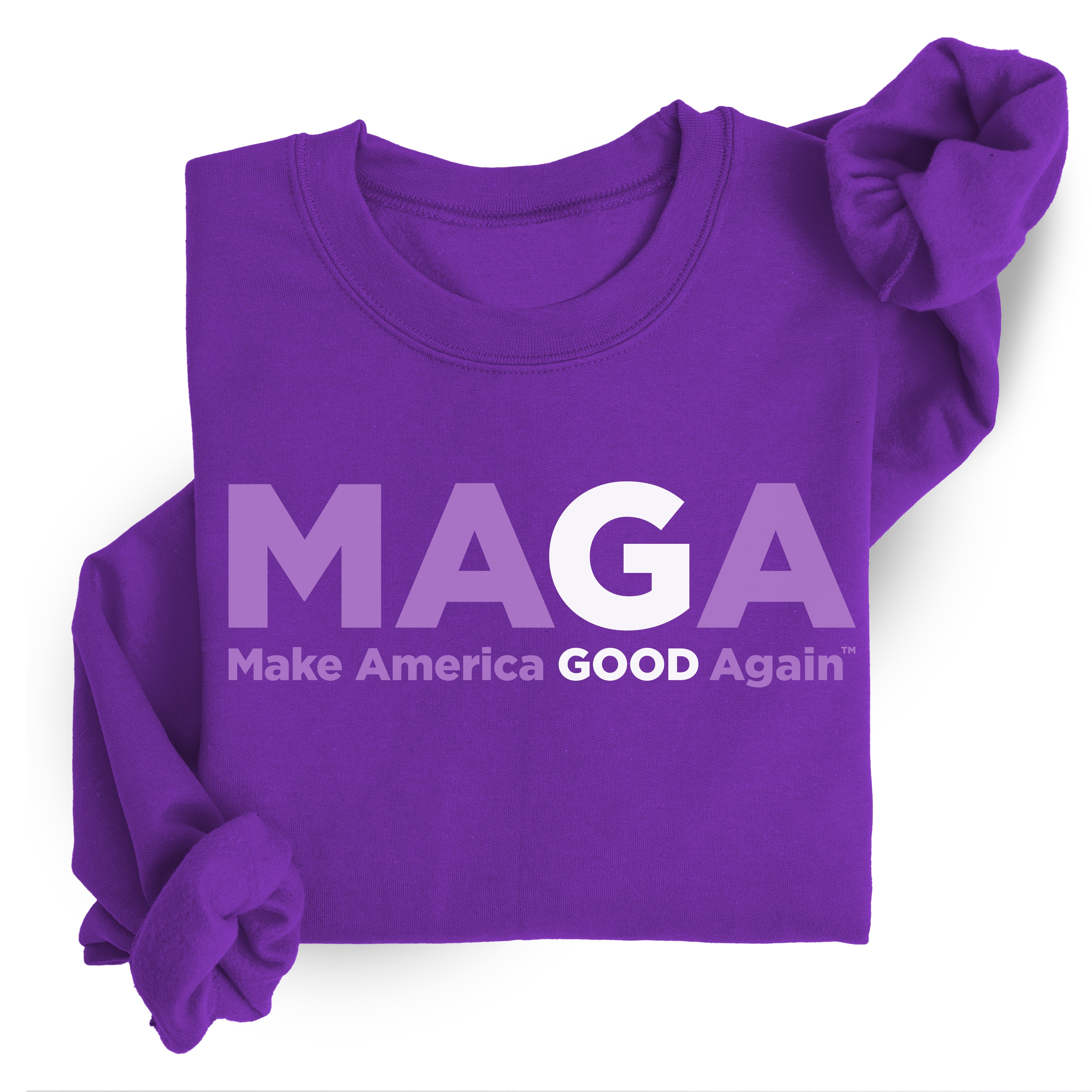 Make America Good Again - Positivity Sweatshirt - Purple - Unisex