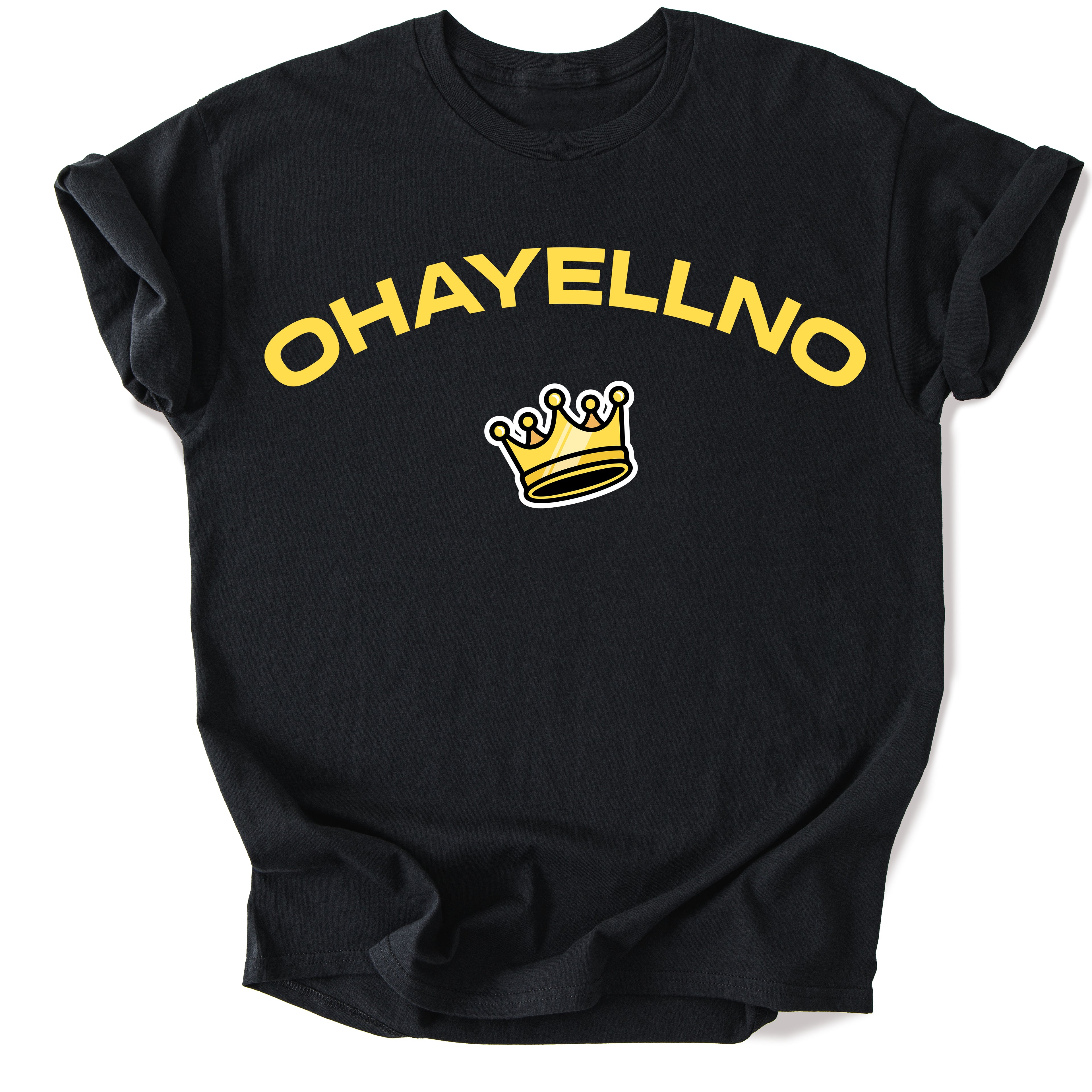 Oh Hell No  -  Resistance T-Shirt - Black and Yellow - Unisex